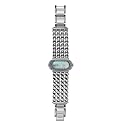 Cacharel - Montre Femme Acier - CN515ZWR - Quartz Analogique - Ovale - Pierres Blanches - Bracelet Acier