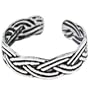 925 Sterling Silver INTRICATE WEAVE Toe Ring