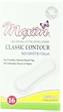 Maxim Classic Contour, Chlorine Free, Hypoallergenic Pads, Regular, Unscented, 16-Count (Pack of 2)