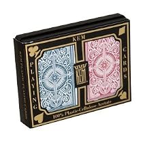 KEM Arrow Red and Blue Bridge Size Standard Index Playing Cards