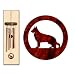 German Shepherd Dog Wind Chimes X-SMALL Bronze