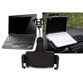 UltimateAddons Dual Windscreen Suction Cup Car Kit Mount for Lenovo ThinkPad Edge 11.6" laptop
