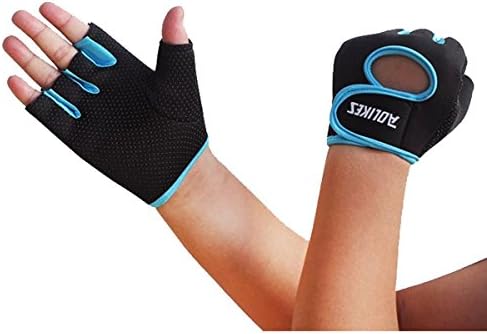 Rensh® Non-slip Gel Pad Gloves Men's Women's Sportswear Cycling Riding Short Half Finger Gloves Breathable