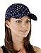 Glitzy Game Sequin Trim Baseball Cap for Ladies