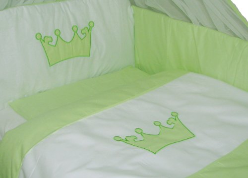Baby Bettwäsche Set KRONE Voile