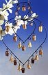 Iron double-heart chime with 24 bells-#TS425