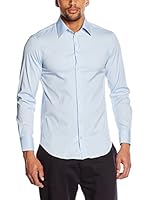 Armani Jeans Camisa Hombre (Azul Celeste)