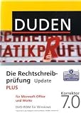 DUDEN Die Rechtschreibprüfung PLUS Update f.MS Office u.Works, Korrektor 7.0