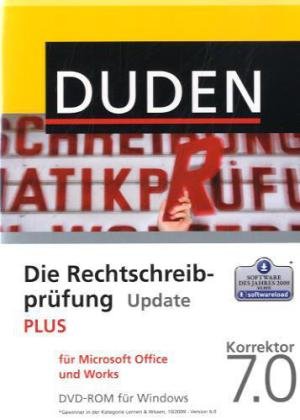 DUDEN Die Rechtschreibprüfung PLUS Update f.MS Office u.Works, Korrektor 7.0