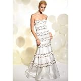 Terani Couture Junior Girls Size 2-16 Ivory Crystal Bead Formal Gown