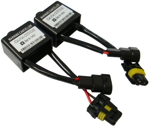 HID Computer Warning Canceler Canceller Capacitor 9-16V (Decoder, Error Code Eliminator, Error Free, Canbus) Anti Flicker for Xenon HID Kit
