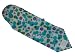 SwaddleKeeper Geo-print Cotton Swaddling Blanket with Newborn Head Support - Blue and Green