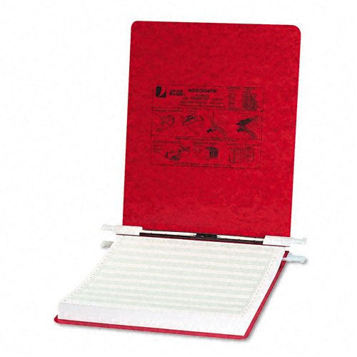ACCO Pressboard Hanging Data Binder, 9.5 x 11 Inches Unburst Sheets, Executive Red (54119)