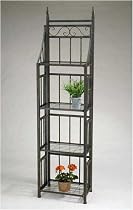 Deer Park Skinny Finial Bakers Rack