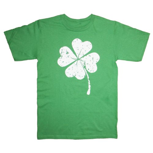 Happy Family Clothing St. Patrick's Day Lucky Shamrock Four Leaf Clover Mens T Shirt