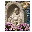 Asian buddha statue home garden sculpture god happiness (Digital Angel Decor)