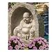 Asian buddha statue home garden sculpture god happiness (Digital Angel Decor)