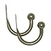 Levolor Classic Drapery Holdback, Pair of 2, Burnished Brass