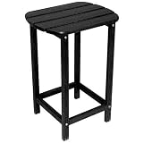 Poly-Wood South Beach Side Table - Black (26H)