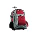 Port Authority Side Pocket Wheeled Handy Backpack. BG76S - BG76S Red/Grey