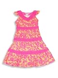 Bianni - Girls Sleeveless Dress, Apricot, Rasberry