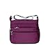 Crossbody Bag for Women Waterproof Shoulder Bag Messenger Bag Casual Canvas Purse Handbag (Small, Purple)