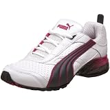 PUMA Women's Cell Inertia NL Running Shoe,White/Dark Shadow/Very Berry,5.5 B(M) US