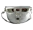 Gucci Handbags (Silver Metallic) Romy Leather Hobo Bag 177106 Gucci Handbags (Silver Metallic) Romy Leather Hobo Bag 177106