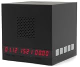Dreams Inc. 貯金箱+目覚し時計=バンクロック BANCLOCK ブラック VRT-41004の画像