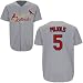 Men`s St. Louis Cardinals #5 Albert Pujols Road Replica Jersey - M