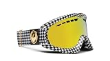 Dragon DX Snow Goggles - Houndstooth Frame / Gold Ionized Lens / Houndstooth Gold Logo Patch