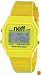Neff Men's NF0204-yellow Old School Digital Design Soft PU Strap Watch