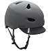 BERN Brentwood Summer Matte Helmet with Visor (Grey, Medium)