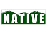 NATIVE Colorado Mountain Bumper Sticker