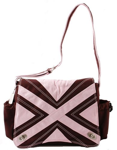 Hannah's Messenger Bag Chocolate/Pink