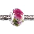 Pandora Style Charm Bead (Z62) Murano Lampwork Glass (14mm x 10mm) (fits Troll too) ~ SERENITY CRYSTALS