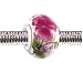 Pandora Style Charm Bead (Z62) Murano Lampwork Glass (14mm x 10mm) (fits Troll too)