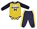 NCAA Michigan Wolverines Baby Long Sleeve Bodysuit Creeper and Pants 2 Piece Set
