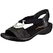 Rieker 60823-01, Damen Sandalen, Schwarz (schwarz/schwarz 01), EU 40