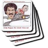 Lionel Ritchie Train Set - Set Of 4 Coasters - Soft