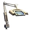 Aven 26506-SIV MaxiVue Magnifying Lamp, Industrial Quality, 3-diopter, 40" Arm, Ivory