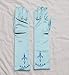 Frozen Snow Queen Elsa Adult Gem Jewel Costume Cosplay Dress with Gloves Size M