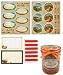 Karen Foster Design Bottle It Up Canning and Gift Label Kit Harvest Wide Mouth