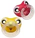 NUK Silicone Animal Faces 2 Pack BPA Free Pacifier, Size 2, Colors May Vary image 2