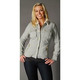 Twisted Heart, Charlie Fleece Jacket, Heather Grey by Twisted Heart