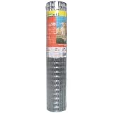 Garden Zone 412415 1" x 1" Mesh 16-Gauge Galvanized Wire Fence, 24" x 15'