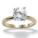 Jewelry : Tutone DiamonUltra&trade; Cubic Zirconia Engagement Ring