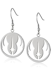 Star Wars Jewelry Jedi Order Stainless Steel Dangle Earrings