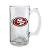 San Francisco 49ers Beer Mug: 13 oz Glass Tankard
