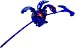 Bakugan New Vestroia Bakuneon LOOSE Single Figure Special Attack Aquos (Blue) Turbine Helios with Ripcord!